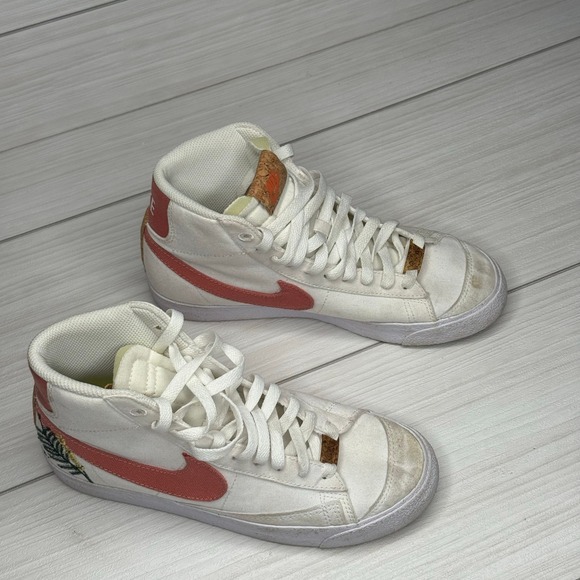 Nike Blazer Mid 77 Sneakers SE Botanical‎ Catechul Cork Casual Shoes Size 7 - Picture 3 of 12